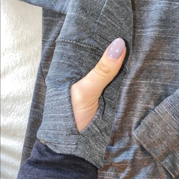 Reebok heathered gray quarter zip | Sz XS - Picture 5 of 7